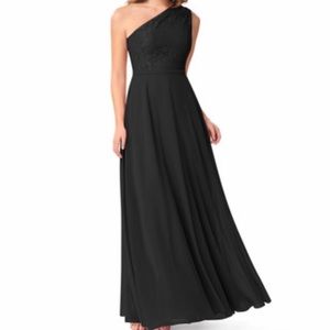 Black, Azazie bridesmaids dress